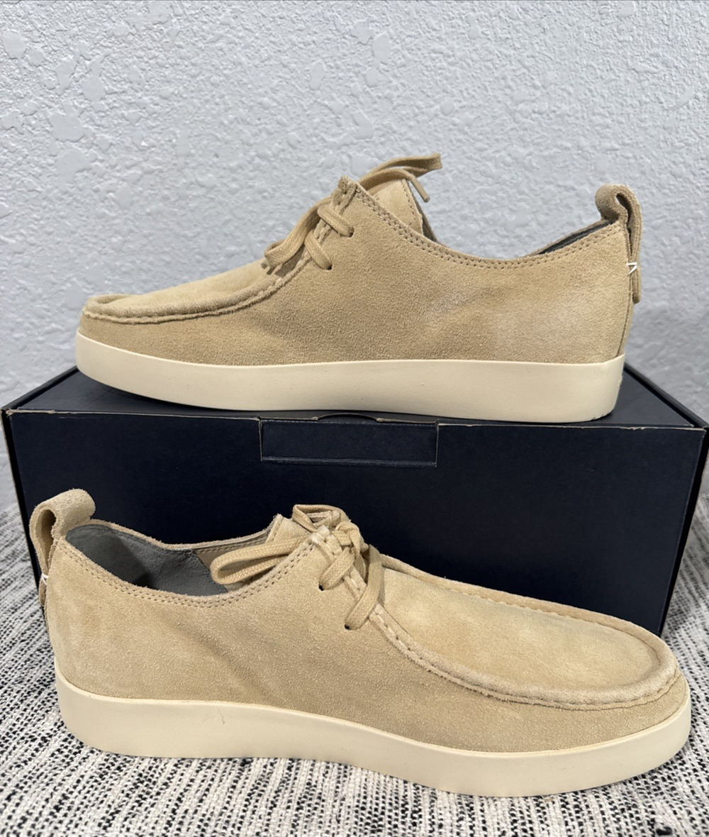 Everlane Desert Shoe Beige Suede Lace Shoes Low Top Loafers Mens 10 Minimalist